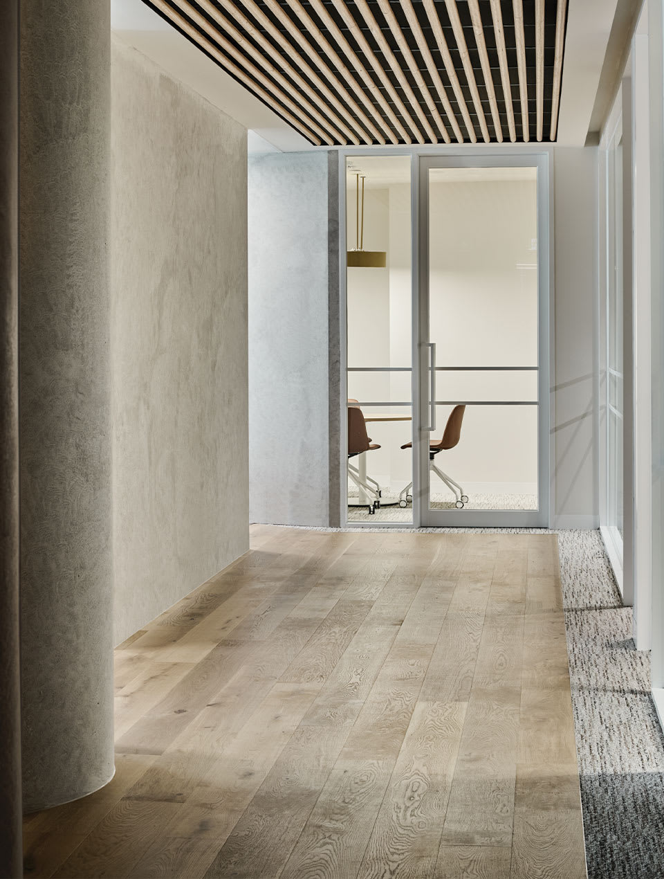 555 Collins Street Offices featuring Havwoods EP136 Edgewater Timber Flooring